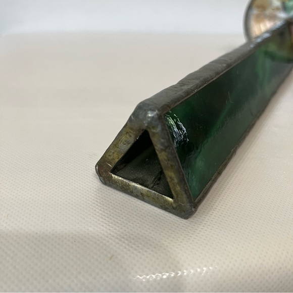 Vintage Handmade Glass Kaleidoscope Signed Faye Miller 1983 Colorful Floral - Picture 5 of 11